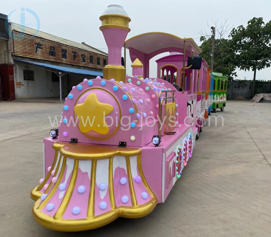 Loverly Pink star trackless train